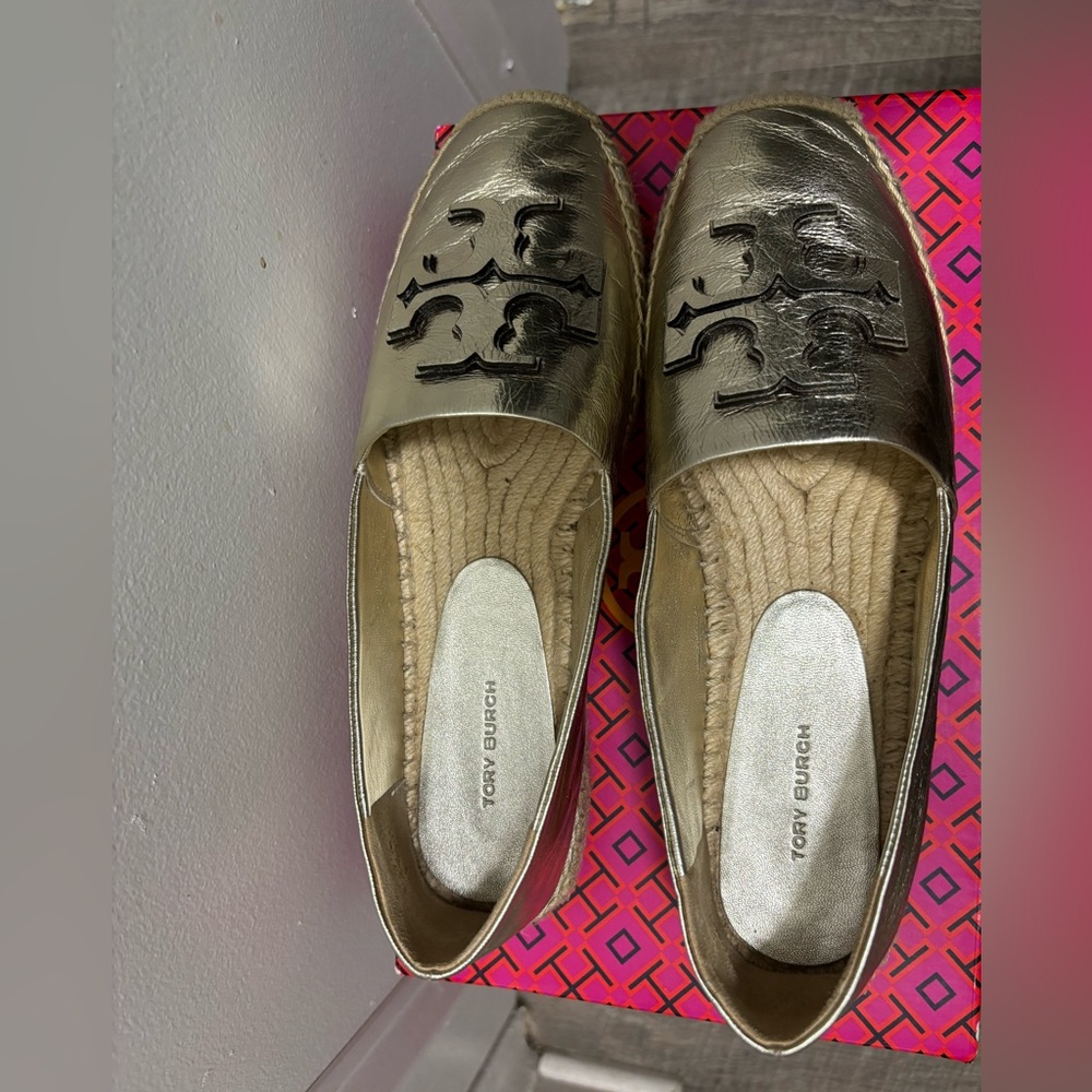 Tory Burch Gold Espadrille - Picture 2 of 4